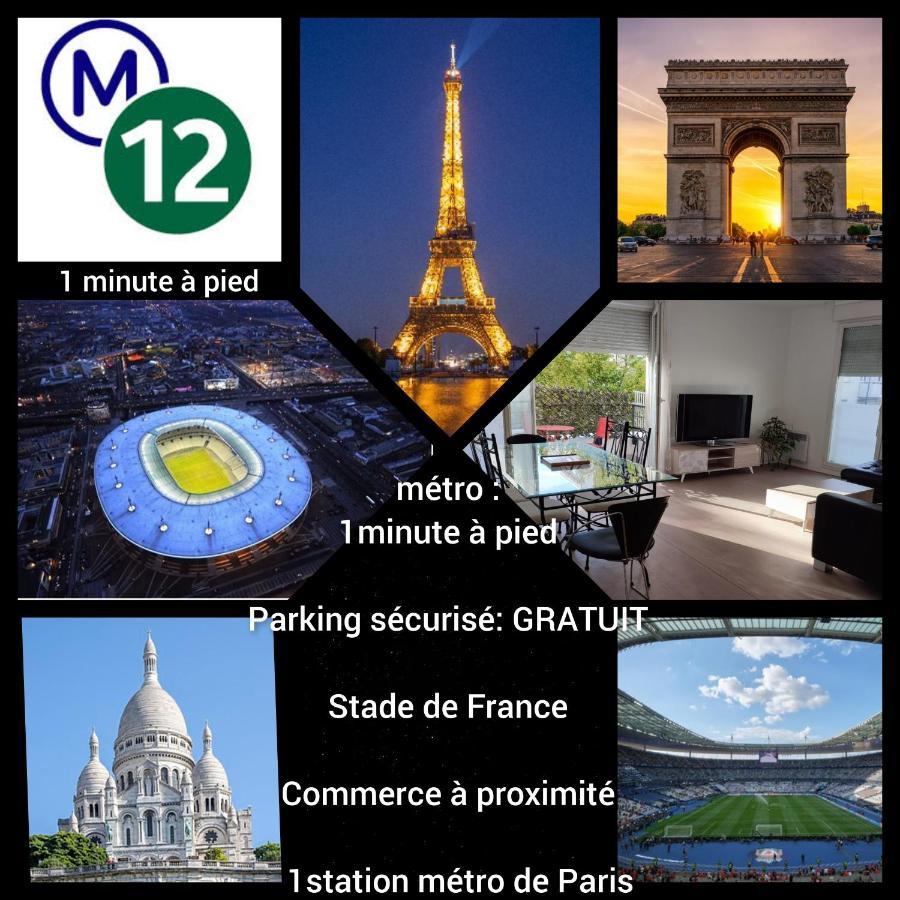 Big Logement , Jo2024, Stade De France, Paris, Metro , Parking Gratuit Saint-Denis  Bagian luar foto
